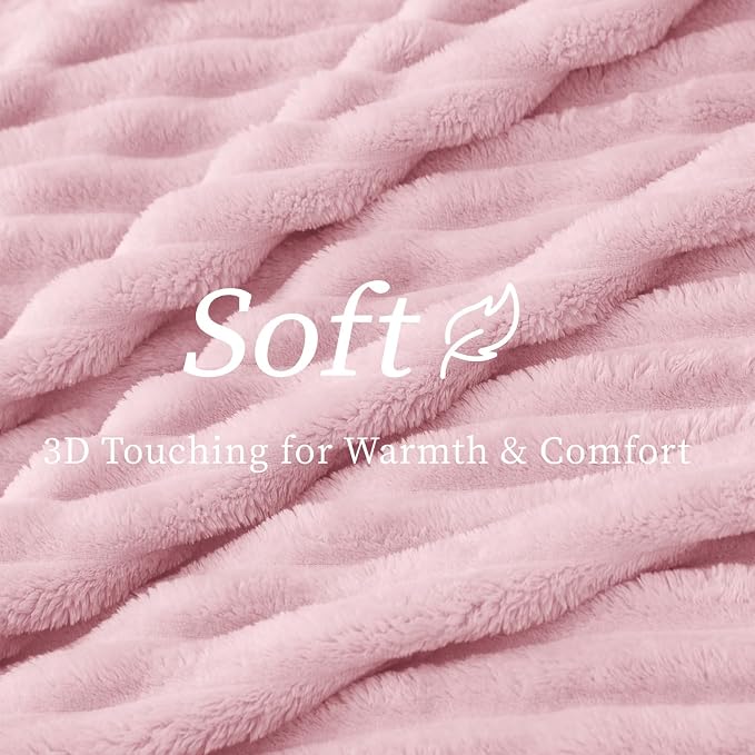 BEDELITE Twin Blanket for Couch & Bed, 300GSM Soft & Warm Fleece Blanket - Image 4