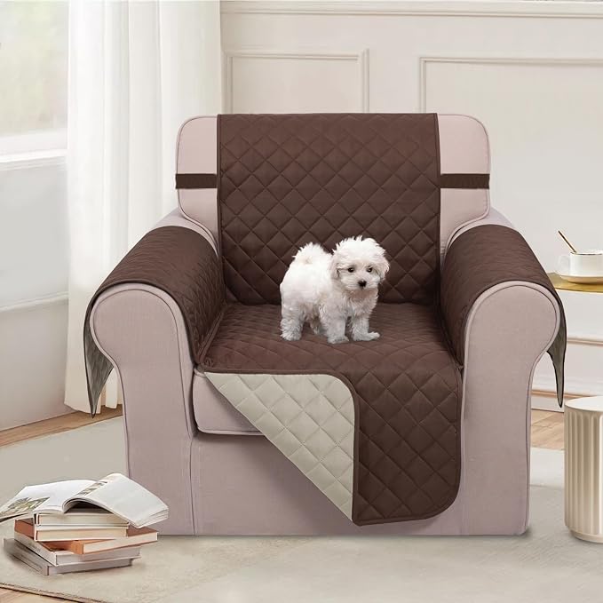 U-NICE HOME Recliner Chair Covers Reversible Chair Cover Pet Covers - Image 2