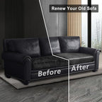 Leather Look Couch Cushion Covers Sofa Seat Slipcovers Sets Couches Furniture - Image 7