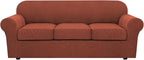 H.VERSAILTEX 4 Piece Stretch Sofa Covers by HVERSAILTEX
