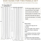 100% Blackout Shield Linen Blackout Curtains - Image 7