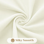 HOMEIDEAS Non-See-Through Ivory Privacy Sheer Curtains, 52 X 96 Inches Long 2 - Image 7