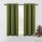 NICETOWN Living Room Window Curtain Panels, Thermal Insulated Solid Grommet by NICETOWN