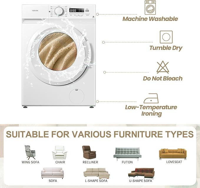 HANDONTIME Washable Couch Covers - Image 6