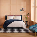 Bedsure GentleSoft Navy Blue Fleece Blankets King Size - Image 9