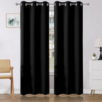 Joydeco Blackout Curtains 90 Inches Long 2 Panels Set, Thermal Insulated Long by JOYDECO