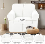 U-NICE HOME Stretch Recliner Chair Cover, Pet Friendly Armchair Slipcover - Image 3