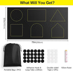 FADOTY Blackout Curtains for Bedroom, Portable 100% Black Out Window Cover Film - Image 4