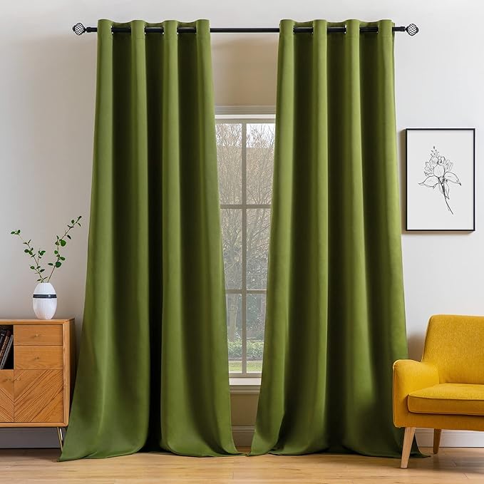 MIULEE Blackout Curtains 96 Inches Long by MIULEE