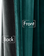 MIULEE Velvet Curtains 90 inches 2 Panels Luxury Blackout Curtains - Image 6