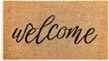 KANKUN Coco Coir Door Mat with Heavy Duty Backing, Welcome Doormat, Doormat by KANKUN