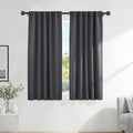 PONY DANCE Grey Window Curtains - 42 W x 72 L by PONYDANCE