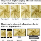 Lecloud Yellow Sheer Curtains 96 Inches Long 2 Panels, Gauzy Light Filtering - Image 7