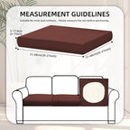 8Pcs Stretch Patio Cushion Covers, Outdoor Couch Covers Replacement, Outdoor - Image 2