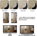 Chyhomenyc Taupe Sheer Curtains 96 inches Long 2 Panels, Light Filtering Soft - Image 8
