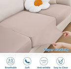 hyha Milk Silk Couch Cushion Covers - Image 5