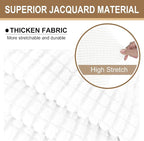 U-NICE HOME Stretch Futon Cover Armless Bed Slipcover - Image 3