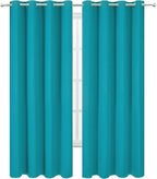 LEMOMO Teal/Turquoise Kids Blackout Curtains - Image 2