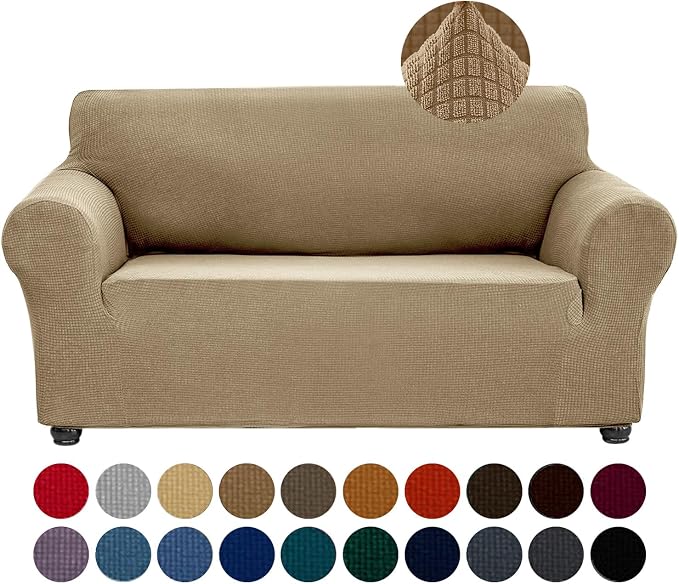 Joccun Stretch Loveseat Couch Cover Slipcover, 1-Piece Sofa Cover by Joccun