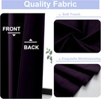Simplebrand Ava BlackBerry Blackout Curtains - Image 3