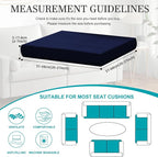 14Pcs Stretch Patio Cushion Covers, Outdoor Couch Covers Replacement, Outdoor - Image 2