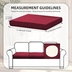 8Pcs Stretch Patio Cushion Covers, Outdoor Couch Covers Replacement, Outdoor - Image 2