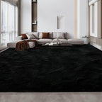 Large Shag Area Rugs 10 x 14, Tie-Dyed Plush Fuzzy Rug by Deerhoo