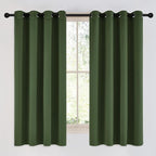NICETOWN Dark Green Curtains for Bedroom, Grommet Blackout Window Treatments by NICETOWN