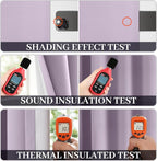Yakamok Lilac 100% Blackout Curtains 63 Inches Long - Image 5