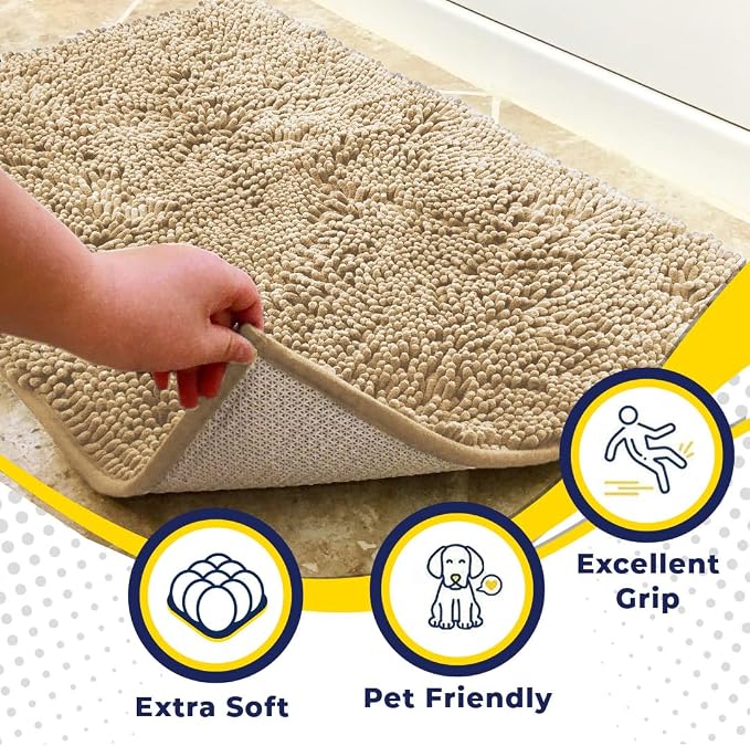 Muddy Mat® | Super Absorbent Door Mat Indoor, Microfiber Quick Dry Chenille - Image 2