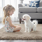 Area Rugs 10x14 Living Room, Shaggy Carpet Soft Plush Furry Bedside Rug Large - Image 7