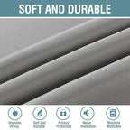 H.VERSAILTEX Grey Blackout Curtains - Image 4