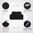 PureFit Super Stretch Loveseat Recliner Sofa Couch Cover - Image 3