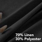 H.VERSAILTEX Living Room Linen Curtains Home Decorative Nickel Grommet Curtains - Image 4