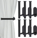 Groleca 6 Pack Adhesive Curtain Holdbacks Curtain Tie Backs Curtain Holdbacks by GROLECA