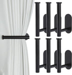 Groleca 6 Pack Adhesive Curtain Holdbacks Curtain Tie Backs Curtain Holdbacks by GROLECA