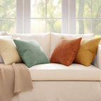 MIULEE Boho Farmhouse Throw Pillow Covers 20x20 Inch Set of 4 Summer Modern - Image 7