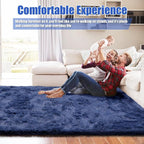 Shag Area Rug for Bedroom 5x8, Soft Fuzzy Rug Non-Shedding Indoor Plush Carpet - Image 5