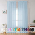 OWENIE Sheer Curtains 96 inches Long by OWENIE