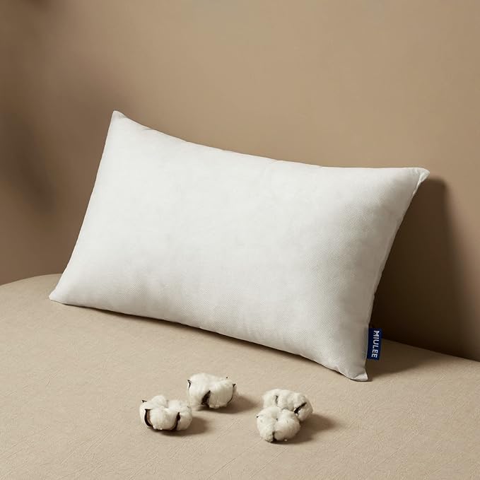 MIULEE Pillow Insert 14x22 Inch, Decorative Rectangle Throw Pillow Inserts by MIULEE
