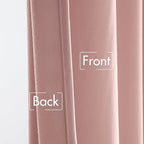 MIULEE Baby Pink Velvet Curtains 96 inches - Image 6