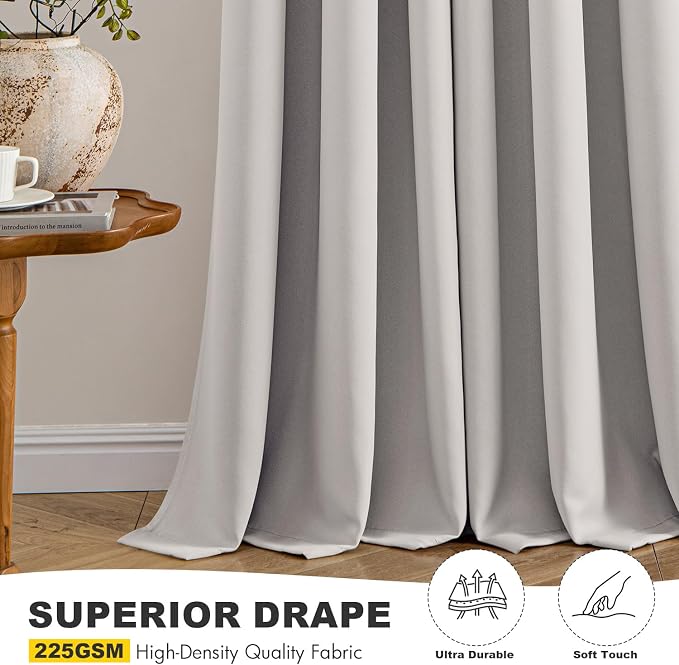 MIULEE Cobblestone Blackout Curtains - Image 5