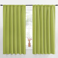 NICETOWN Blackout Curtains for Bedroom, Fresh Green, 1 Pair, 62 by 63-inch by NICETOWN