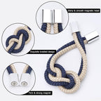 NICEEC 4 Pack Mini Magnetic Curtain Tiebacks Nordic Simple Style Drape Tie - Image 3
