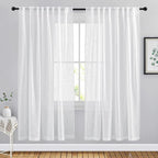 NICETOWN Semi Sheer Window Curtain Panels by NICETOWN