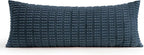 MIULEE Pack of 1 Blue Long Body Lumbar Decorative Throw Pillow Cover 14x36 Inch - Image 6