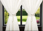 SUQ I OME 1 Pair of Luxury Crystal Beaded Magnetic Curtain Tieback and Holdback - Image 6