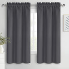 DWCN Blackout Curtains for Bedroom 63 Inch Length 2 Panels Set, Solid Thermal by DWCN