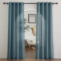 NICETOWN Sheer Linen Curtains 84 inch Long by NICETOWN