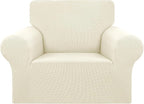 KEKUOU Stretch Single Sofa Slipcover 1 Piece Couch Sofa Cover Furniture by KEKUOU